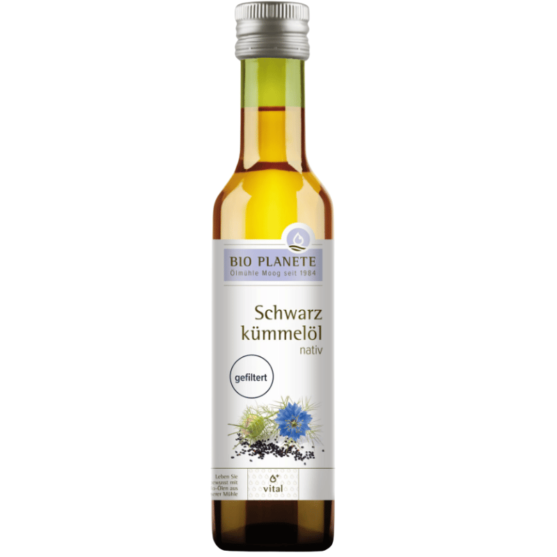 Biogan økologisk sortkommenolie af nigellafrø, filtreret, 250 ml