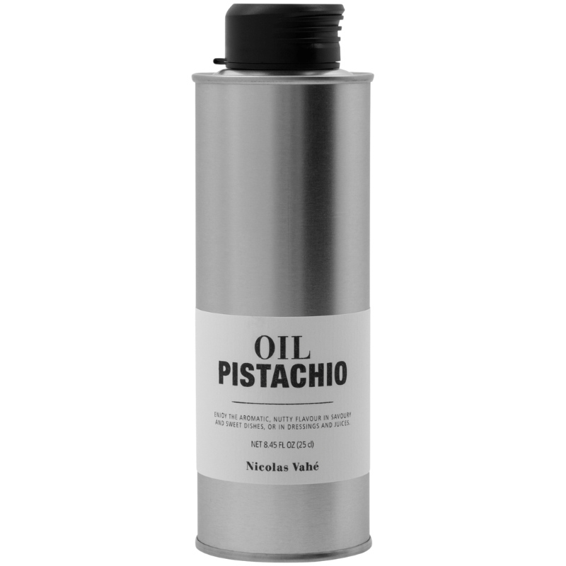 Flaske med Nicolas Vahé pistacieolie, 25 cl
