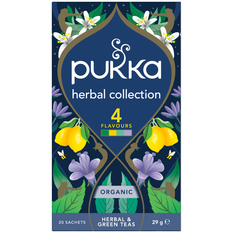 Pukka Herbal Collection pakke med 20 breve økologisk urtete