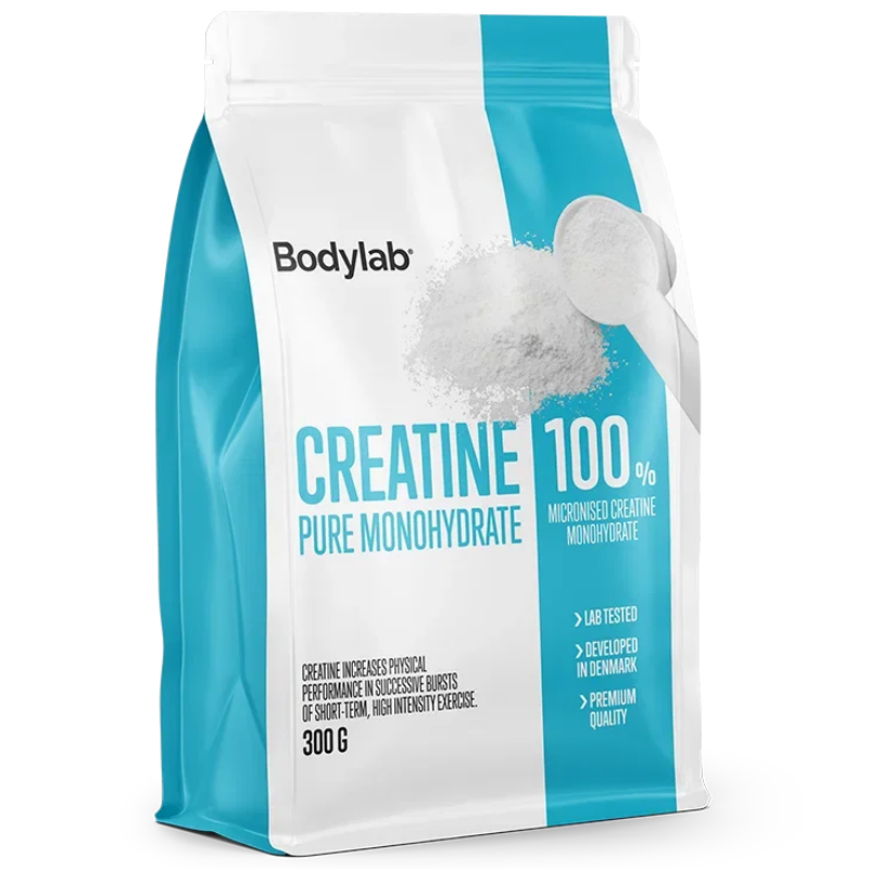 Bodylab Kreatinpulver med mikroniseret kreatin monohydrat, pakke på 300 g
