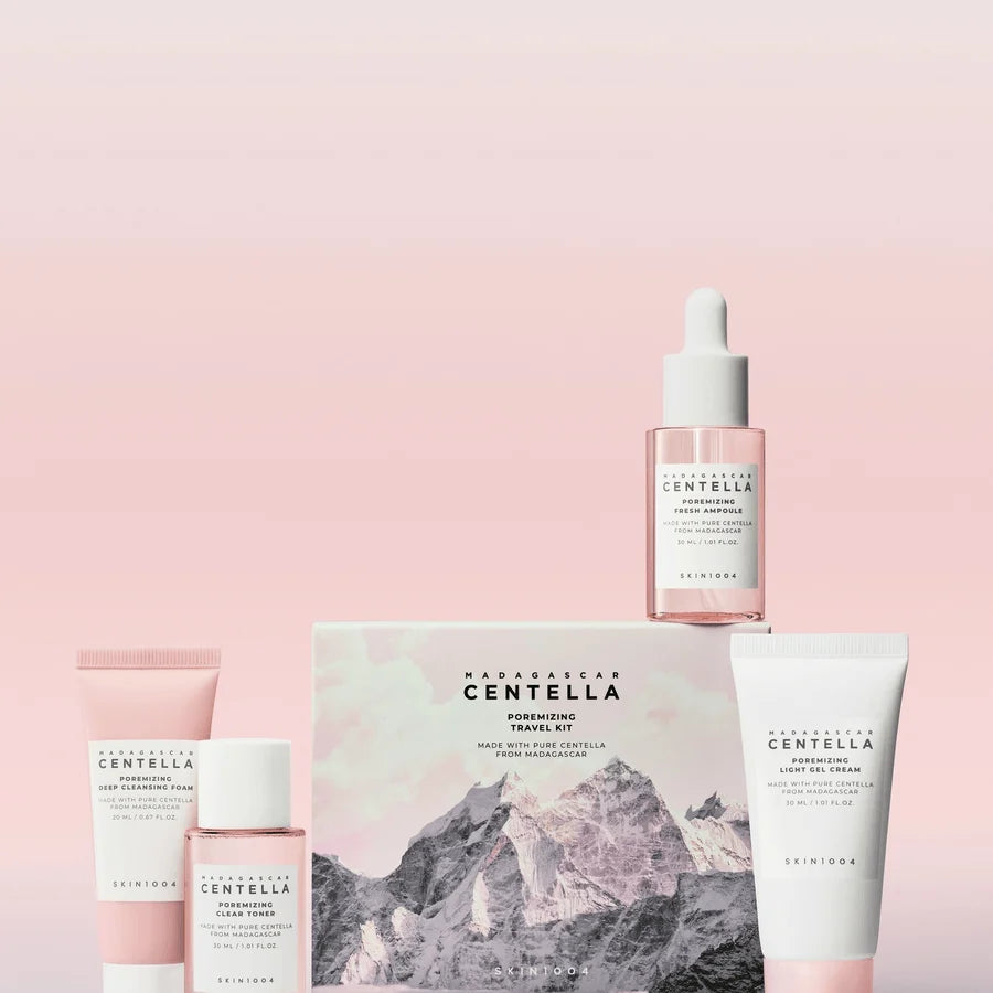 SKIN1004 Madagascar Centella Poremizing Travel Kit, hudplejesæt i rejsestørrelser