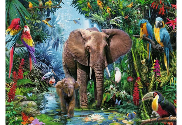 Børnepuslespil Safari Animals fra Ravensburger med 150 brikker