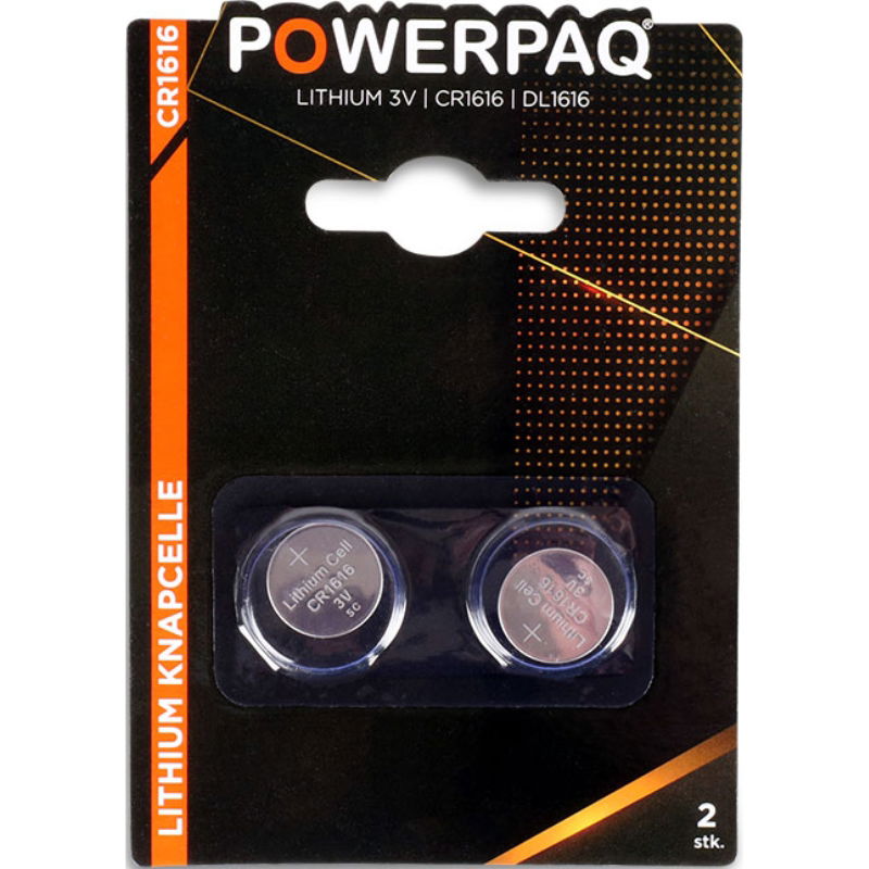 Se Batterier | Lithium Cr1616 | Powerpaq ✔ Kæmpe udvalg i PowerPaq - Køb online på udsalg og tilbud lige nu ✔ Billig fragt • Hurtig levering - Varenummer: Barlife-1508709 og 5708184129320 på lager - Udsalg på Home - Bolig Tilbehør - Batterier Store besparelser – op til 71% - Et af Danmarks største udvalg – 2.739+ mærker