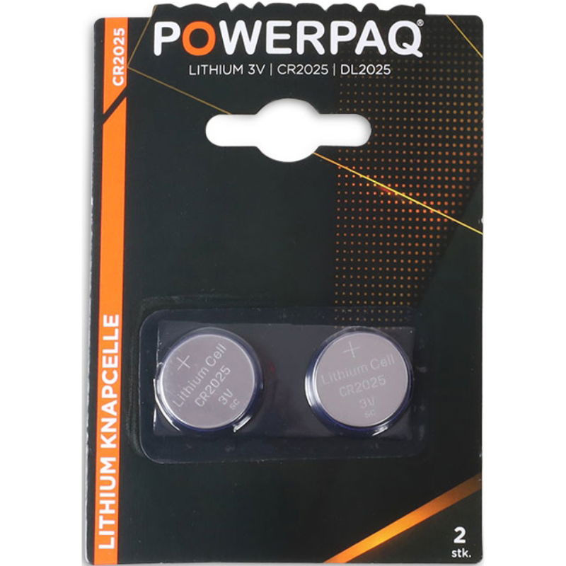 Se Batterier | Lithium Cr2025 | Powerpaq ✔ Kæmpe udvalg i PowerPaq - Køb online på udsalg og tilbud lige nu ✔ Super billig fragt og lynhurtig levering - Varenummer: Barlife-1508712 og 5708184129368 på lager - Udsalg på Home - Bolig Tilbehør - Batterier Spar helt op til 57% - Udsalg på produkter fra mere end 2.739 mærker