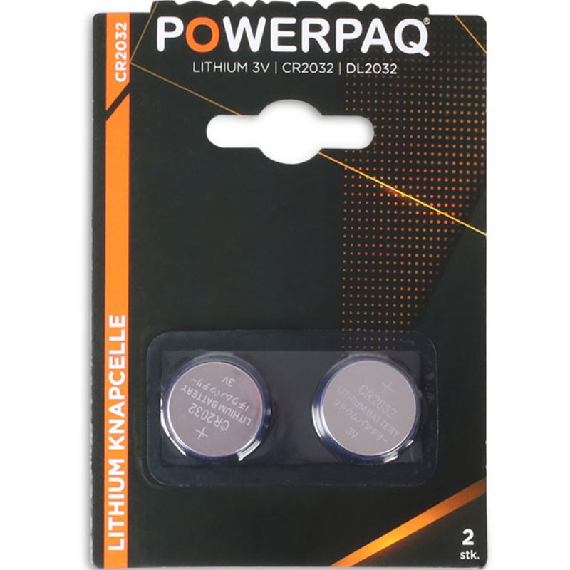 Se Batterier Lithium Cr2032 2 St. | Powerpaq ✔ Kæmpe udvalg i PowerPaq - Køb online på udsalg og tilbud lige nu ✔ Billig fragt og hurtig levering - Varenummer: Barlife-1511323 og 5708184129375 på lager - Udsalg på Home - Bolig Tilbehør - Batterier Store besparelser – op til 67% - Udsalg på mere end 2.281 populære mærker