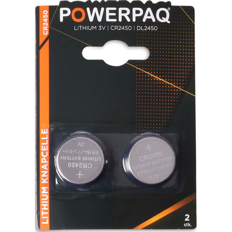 Se Batterier | Lithium Cr2450 | Powerpaq ✔ Kæmpe udvalg i PowerPaq - Køb online på udsalg og tilbud lige nu ✔ Meget billig fragt og hurtig levering - Varenummer: Barlife-1508716 og 5708184129405 på lager - Udsalg på Home - Bolig Tilbehør - Batterier Få op til 63% i rabat - Tusindvis af varer fra over 2.739 mærker