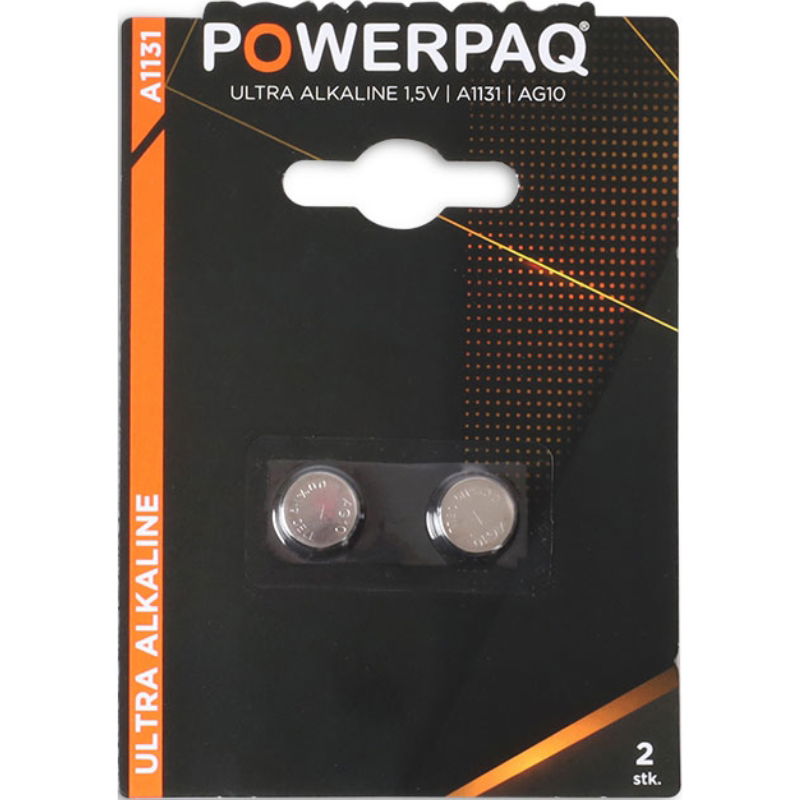 Se Batterier | Ultra Alkaline A1131 | Powerpaq ✔ Kæmpe udvalg i PowerPaq - Køb online på udsalg og tilbud lige nu ✔ Billig fragt • Hurtig levering - Varenummer: Barlife-1508718 og 5708184129443 på lager - Udsalg på Home - Bolig Tilbehør - Batterier Op til 57% rabat - Over 2.739 mærker samlet ét sted