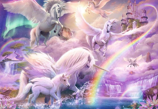 Ravensburger Pegasus Unicorns, børnepuslespil med 100 brikker