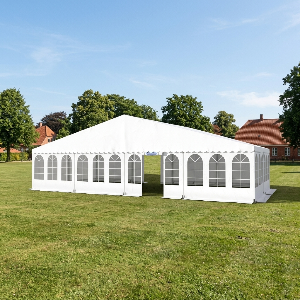 Se Partytelt Komplet 12 x 6 mtr. HVID ❤ Kæmpe udvalg i Zederkof - Køb online på udsalg og tilbud lige nu ❤ Super billig fragt og lynhurtig levering - Varenummer: Zederkof-1143933 - Udsalg på Telte - Partytelte - Partytelte komplet Få op til 63% i rabat - Shop udsalg fra mere end 1.798 mærker