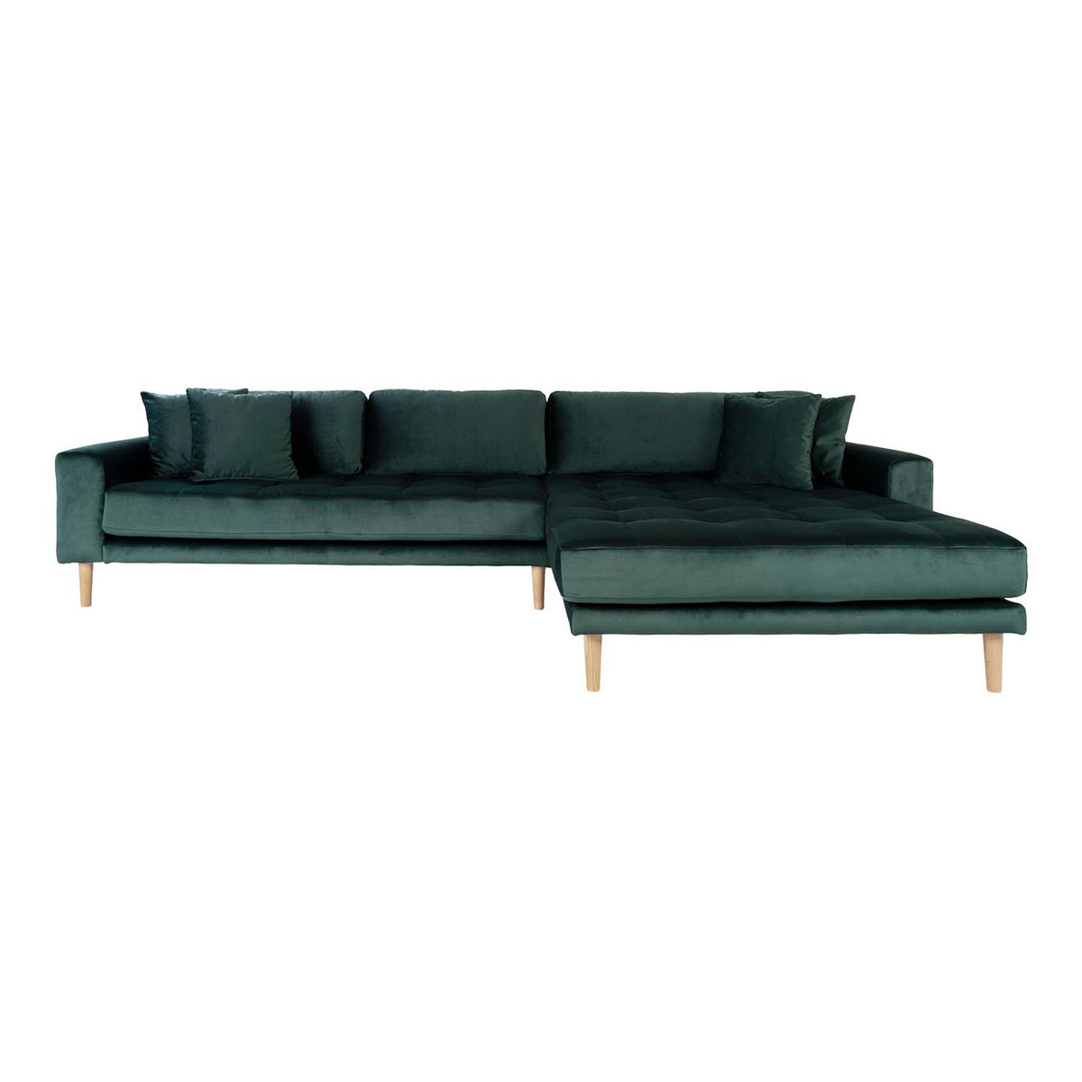 Se HOUSE NORDIC Lido loungesofa, m. højre chaiselong - mørkegrøn velour og natur træ ❤ Kæmpe udvalg i House Nordic - Køb online på udsalg og tilbud lige nu ❤ Billig fragt og hurtig levering - Varenummer: Boboonline-56019 og barcode / Ean: 5713917009862 på lager - Udsalg på Møbler,Sofaer,Sofaer med chaiselong,
Stofsofaer,
Velour- og fløjlsmøbler,
Velour- og fløjlssofaer,
Dagligstue, Spar stort – op til 71% - Eksklusivt udsalg på over 2.739 brands
