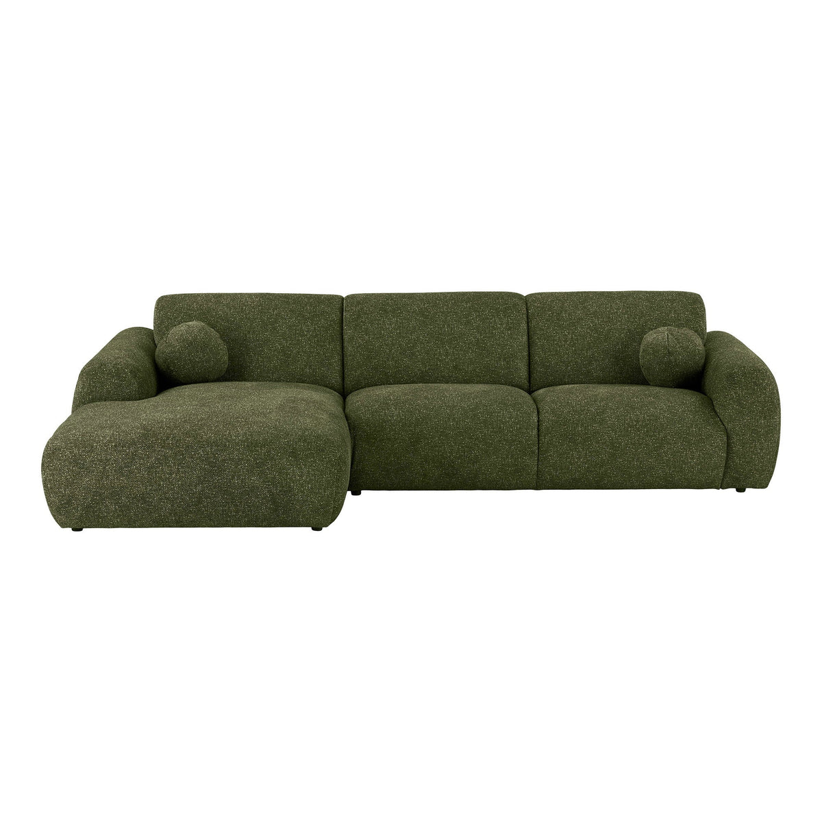 Clyde venstrevendt loungesofa i olivengrøn fra House Nordic