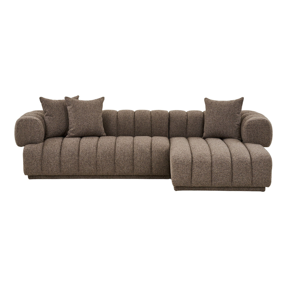 Se House Nordic - Aurora Loungesofa, Højrevendt, Brun med 3 Puder - 293 x 104/160 x 68 cm ❤ Kæmpe udvalg i House Nordic - Køb online på udsalg og tilbud lige nu ❤ Meget billig fragt og hurtig levering - Varenummer: Bolig&Haven-61413507957066 og barcode / Ean: 5713917039715 på lager - Udsalg på Spar stort – op til 71% - Eksklusivt udsalg på over 2.739 brands