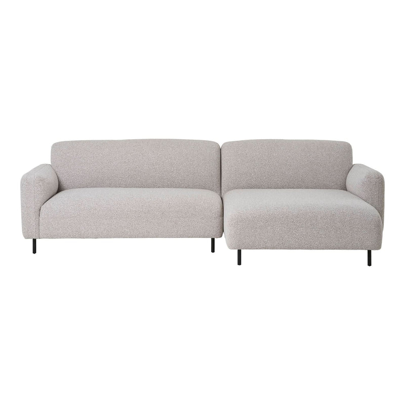 Se Salvador Loungesofa - Loungesofa, Højrevendt, Bouclé, Lysegrå, Hn1253 ❤ Kæmpe udvalg i HouseNordic ❤ Hurtig levering: 1 - 2 Hverdage samt billig fragt - Varenummer: BBM-48472657428757 og barcode / Ean: &