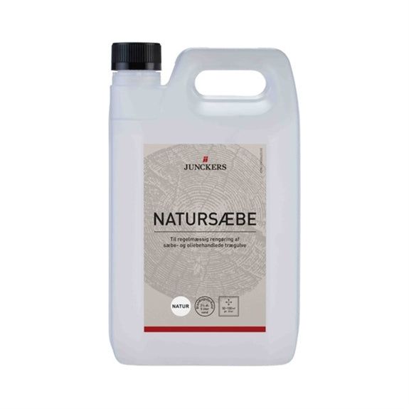 Junckers Natursæbe Natur i 2,5 liters dunk til pleje af trægulve
