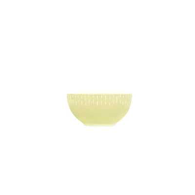 Confetti Lemon skål m/relief porcelæn 14 cm.