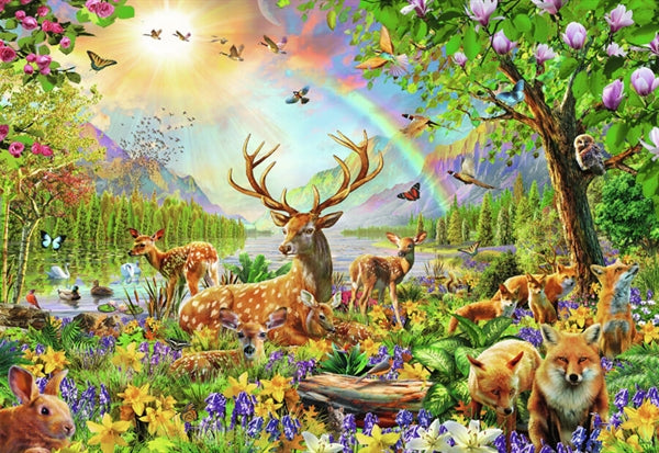 Puslespillet Wonderful Wilderness fra Ravensburger med 200 brikker til børn