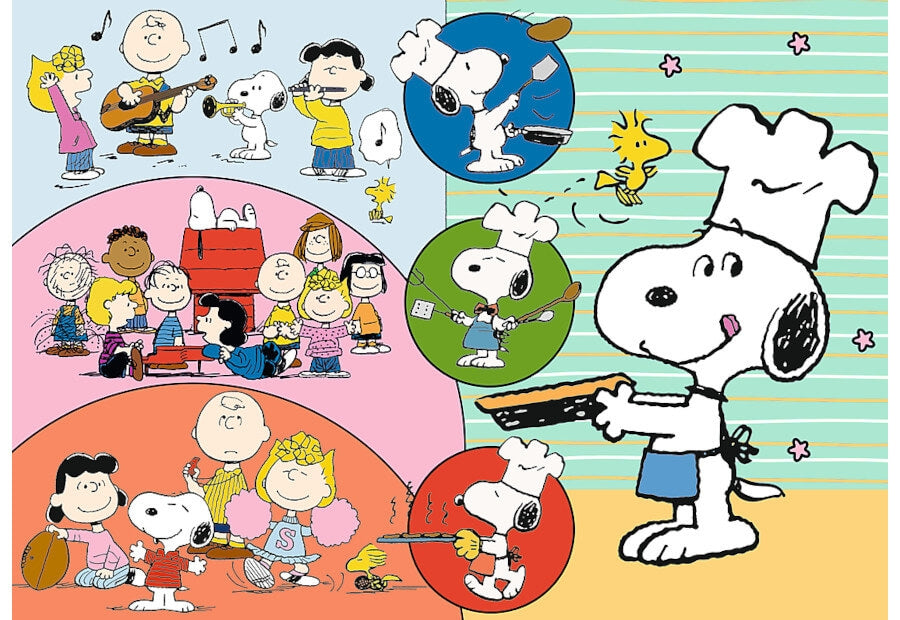 Trefl puslespil Snoopy and Friends med 200 brikker