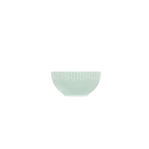 Confetti Pistachio  skål m/relief porcelæn 14 cm.