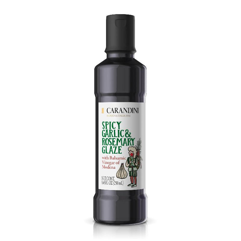 Carandini italiensk balsamico-glaze med hvidløg, rosmarin og chili, 250 ml