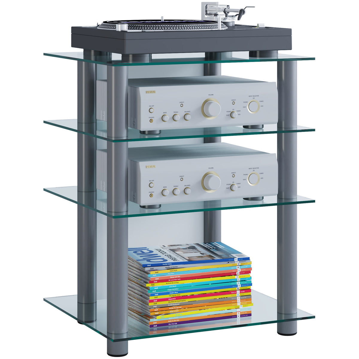 Se Bilus Hifi reol, m. 4 hylder - glas og grå aluminium(H:70cm x48cm x cm) ❤ Kæmpe udvalg i VCM Nordic - Køb online på udsalg og tilbud lige nu ❤ Hurtig levering til lave fragtpriser - Varenummer: Boboonline-55830 og barcode / Ean: 4012246141009 på lager - Udsalg på Møbler,Reoler og kommoder mm.,Reoler,
Billige reoler,
Smalle reoler,
Små reoler,
Dagligstue, Få op til 69% i rabat - Find over 1.798 brands på udsalg
