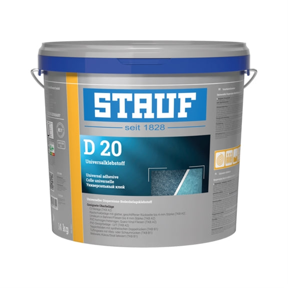 Stauf lim D 20 i 14 kg beholder, tilbehør til gulve