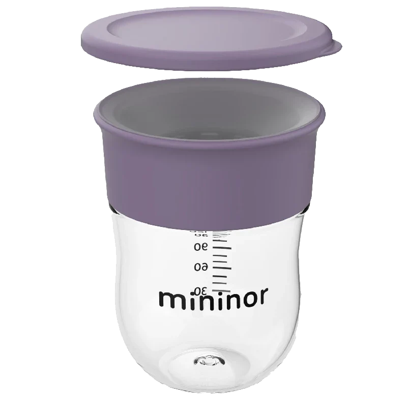 Mininor 360 graders kop i Lilac Flower til småbørn