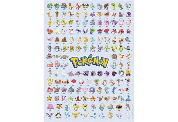 Ravensburger puslespil Pokémon The First 151 med 500 brikker