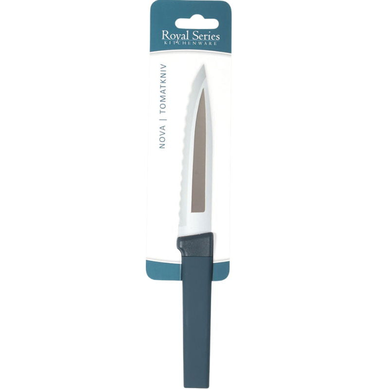 Se Nova Tomatkniv | Royal Series ✔ Kæmpe udvalg i Royal Series - Køb online på udsalg og tilbud lige nu ✔ Meget billig fragt og hurtig levering - Varenummer: Barlife-1508857 og 5708184149564 på lager - Udsalg på Køkken - Køkkenartikler - Køkkenknive Spar stort – op til 53% - Eksklusivt udsalg på over 2.739 mærker