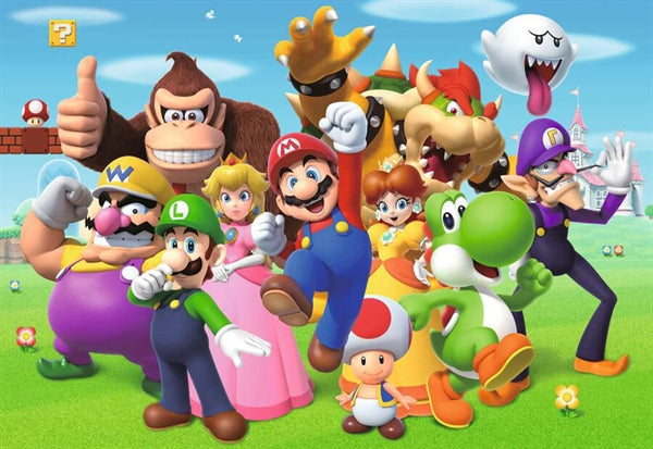 Puslespil Super Mario fra Ravensburger med 1000 brikker