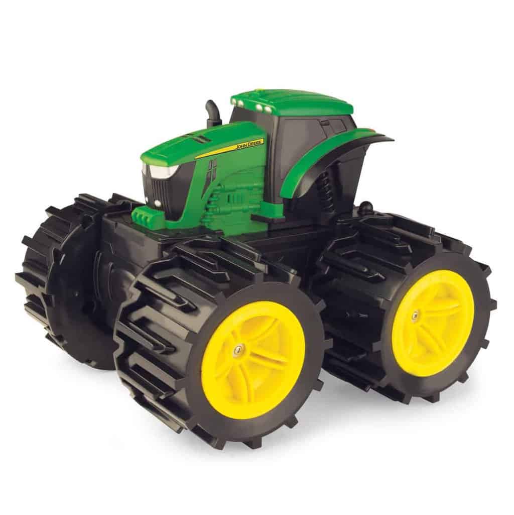 John Deere Mega Monster Wheels legetøjstraktor med store hjul
