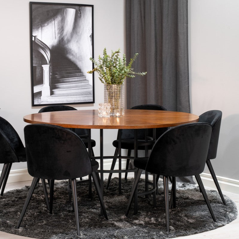 Se Dania - Spisebord i brun egefiner, diameter 140 cm. ❤ Kæmpe udvalg i 3-nordic - Køb online på udsalg og tilbud lige nu ❤ Lav fragtpris og hurtig levering - Varenummer: 3-nordic-5437 og barcode / Ean: på lager - Udsalg på Spisestue - Spiseborde - Moderne designs - unikt, nytænkende og individuelt Store besparelser – op til 77% - Shop over 2.281 kendte brands på udsalg