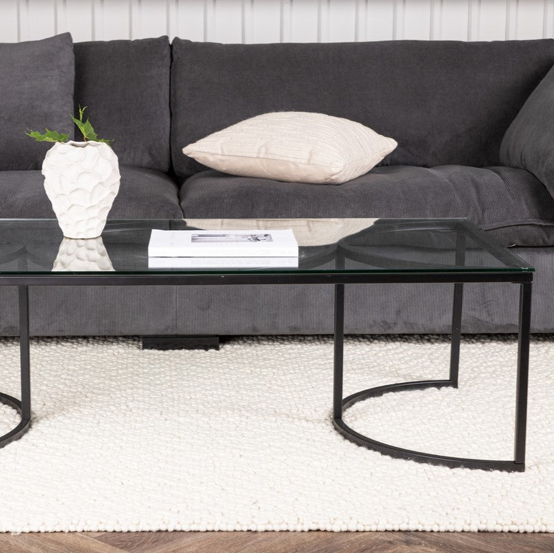 Se Plexus - Sofabord i glas og metal, 70 x 140 cm ❤ Kæmpe udvalg i 3-nordic - Køb online på udsalg og tilbud lige nu ❤ Meget billig fragt og hurtig levering - Varenummer: 3-nordic-5477 og barcode / Ean: på lager - Udsalg på Dagligstue - Sofaborde - Moderne designs - unikt, nytænkende og individuelt Få op til 69% i rabat - Over 1.798 brands samlet på udsalg