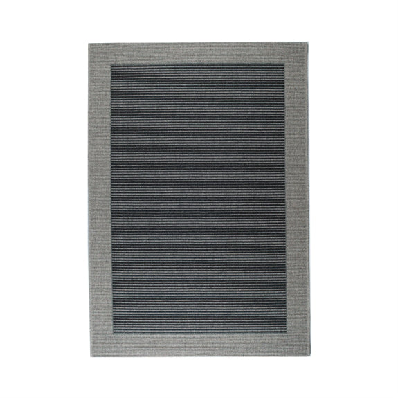 Fladvævet lysegråt Casablanca-tæppe 15044 fra HC Interior Rugs som kort løber, 80 x 150 cm