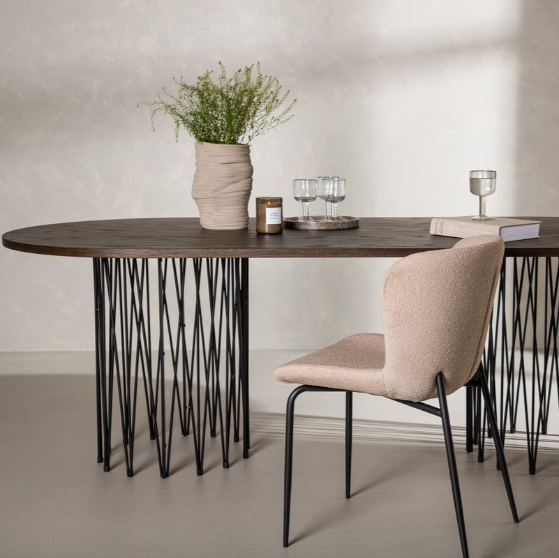 Se Cerca - Spisebord i mocca farvet egefiner, oval 100 x 220 cm. ❤ Kæmpe udvalg i 3-nordic - Køb online på udsalg og tilbud lige nu ❤ Billig fragt • Hurtig levering - Varenummer: 3-nordic-5439 og barcode / Ean: på lager - Udsalg på Spisestue - Spiseborde - Moderne designs - unikt, nytænkende og individuelt Spar helt op til 79% - Stort udsalg på over 739 brands