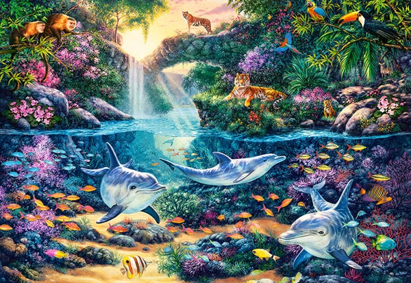 Castorland puslespil Jungle Paradise med 1500 brikker