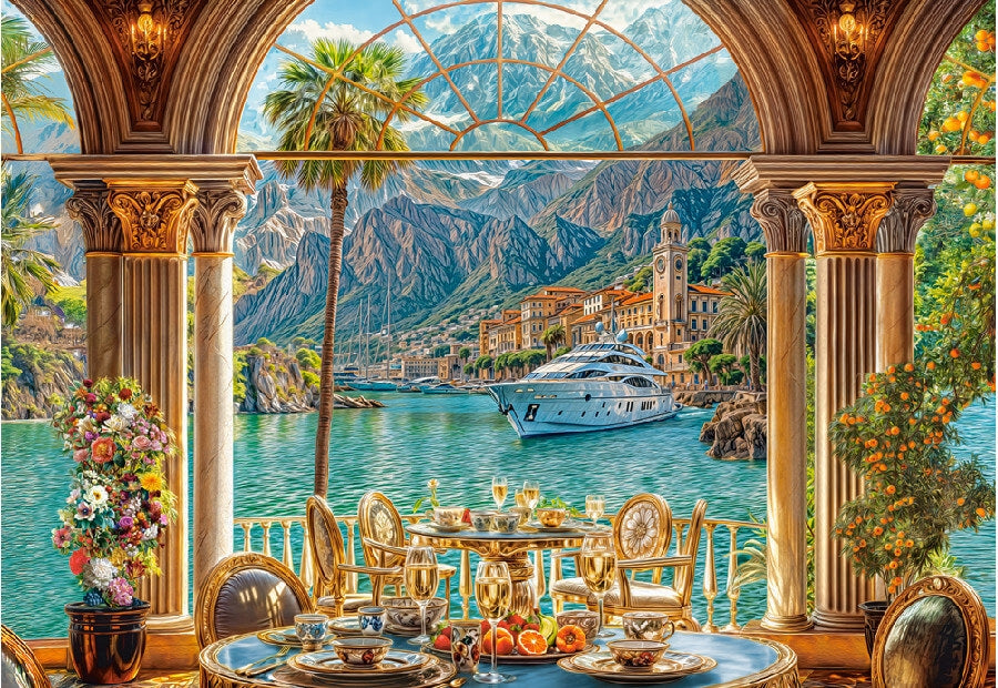 Castorland puslespil Mediterranean Dessert med 1500 brikker