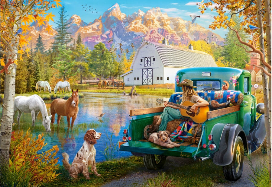 Castorland puslespil Yellowstone med 1500 brikker