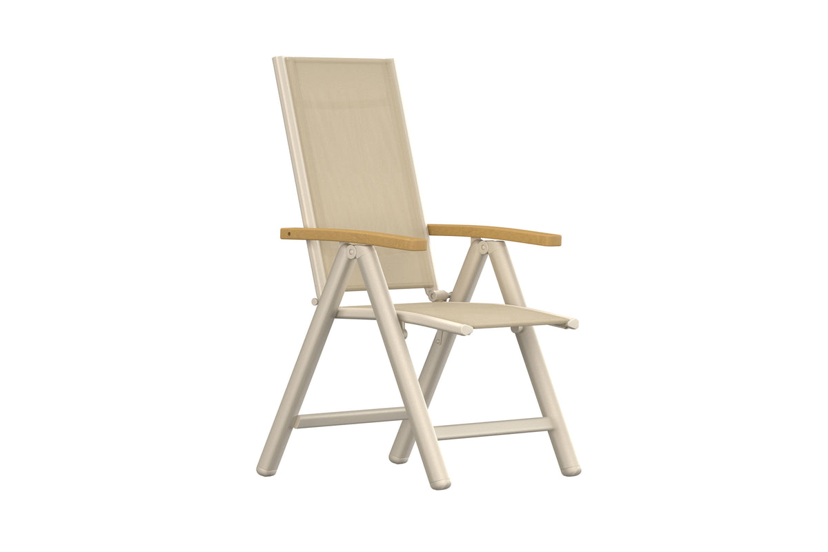 Se VENTURE HOME Panama Light 5-pos. havestol, m. armlæn - teak og beige tekstilene/aluminium ❤ Kæmpe udvalg i Venture Design - Køb online på udsalg og tilbud lige nu ❤ Hurtig levering til lave fragtpriser - Varenummer: Boboonline-126681 og barcode / Ean: 7340220865410 på lager - Udsalg på Udendørs møbler,
Terrasse og have,
Alle udendørs møbler Op til 61% rabat - Mere end 1.329 populære mærker på udsalg