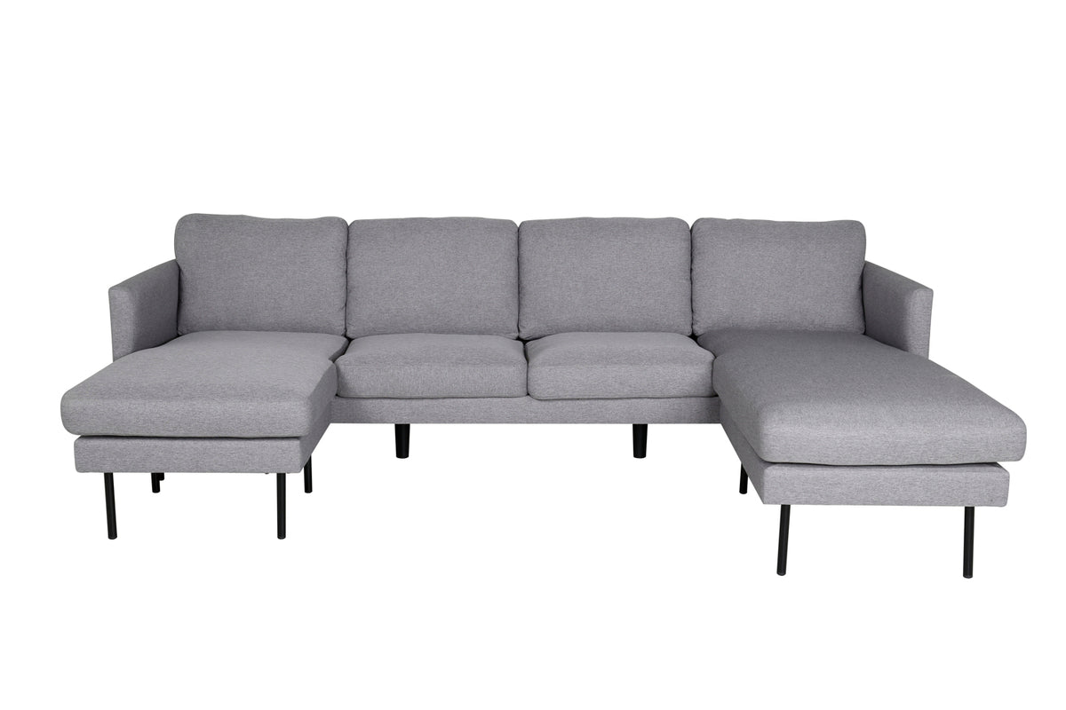 Se VENTURE DESIGN Zoom U-sofa - grå polyester og og sort stål ❤ Kæmpe udvalg i Venture Design - Køb online på udsalg og tilbud lige nu ❤ Super billig fragt og lynhurtig levering - Varenummer: Boboonline-94060 og barcode / Ean: 7350118417911 på lager - Udsalg på Møbler,Sofaer,Sofaer med chaiselong,
Samarbejdspartnere - B varer,
Møbler,
Sofaer,
Stofsofaer, Spar stort – op til 53% - Over 2.739 brands med kæmpe udsalg
