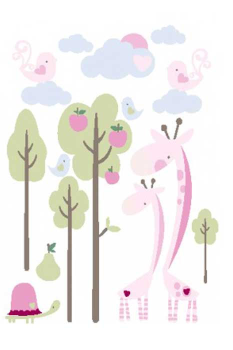 Se Kids Concept Vægklistermærker Giraf Pink på tilbud! Billigt udsalg - Køb online nu! Hurtig levering, 1-2 hverdage. Spar op til 59%.