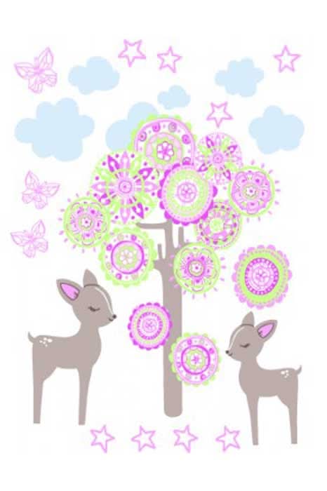 Se Kids Concept Vægklistermærker Abbey Pink på tilbud! Billigt udsalg - Køb online nu! Hurtig levering, 1-2 hverdage. Spar op til 58%.