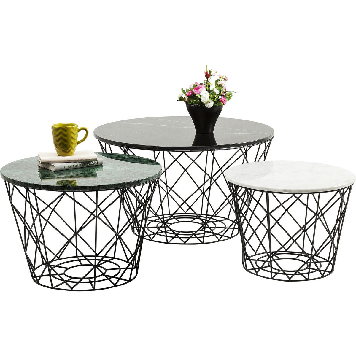 Se KARE DESIGN East Round sofabordssæt - grøn/hvid/sort marmor, rund (sæt m. 3) ❤ Kæmpe udvalg i Kare Design - Køb online på udsalg og tilbud lige nu ❤ Meget billig fragt og hurtig levering: 1 - 2 hverdage - Varenummer: Boboonline-15838 og barcode / Ean: 4025621818328 på lager - Udsalg på Møbler,Borde,Sofaborde,
Kare Design sofaborde,
Små sofaborde,
Runde sofaborde,
Sorte sofaborde, Spar op til 51% - Over 785 kendte brands på udsalg