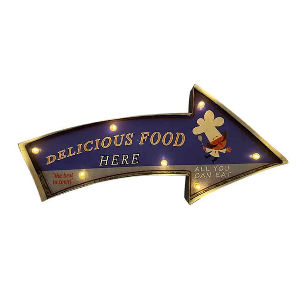 Se Retro Skilt DELICIOUS FOOD med lys ✔ Kæmpe udvalg i Satana - Køb online på udsalg og tilbud lige nu ✔ Billig fragt • Hurtig levering - Varenummer: Satana-215445 på lager - Udsalg på Mad & drikke > Chokolade > Spar stort – op til 59% - 2.739+ brands samlet til lave priser
