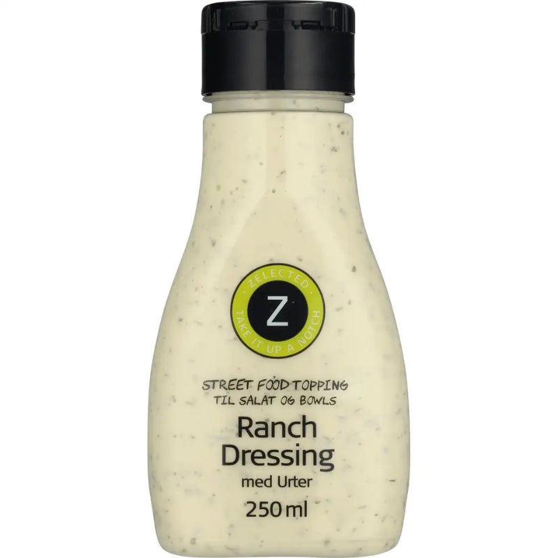 Flaske Zelected Ranch Dressing på 250 ml