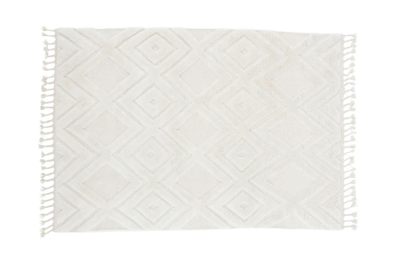 Se tilbud på tæppe 200x300 cm i uld, hvid. Billigt udsalg! Hurtig levering, 1-2 hverdage. Spar op til 64%.