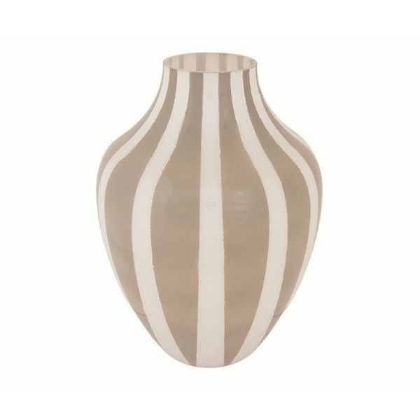 Se Vase Stribet Home H: 25 Cm, Ø: 18 ✔ Kæmpe udvalg i Scandinavian Home - Køb online på udsalg og tilbud lige nu ✔ Billig fragt • Hurtig levering - Varenummer: Barlife-689195 og 7350000761566 på lager - Udsalg på Køkken - Borddækning - Vaser Få op til 63% i rabat - Shop udsalg fra mere end 1.798 mærker