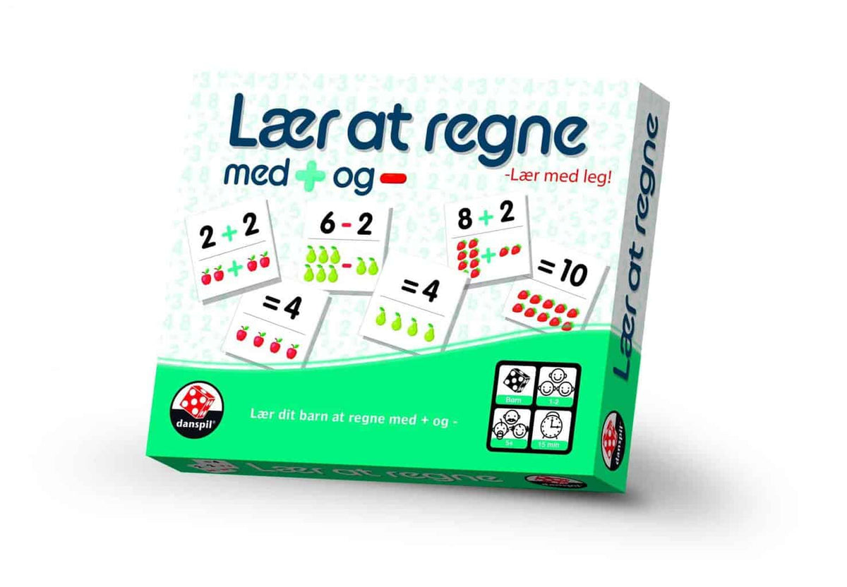Spillet Lær at regne fra Danspil, dansk udgave