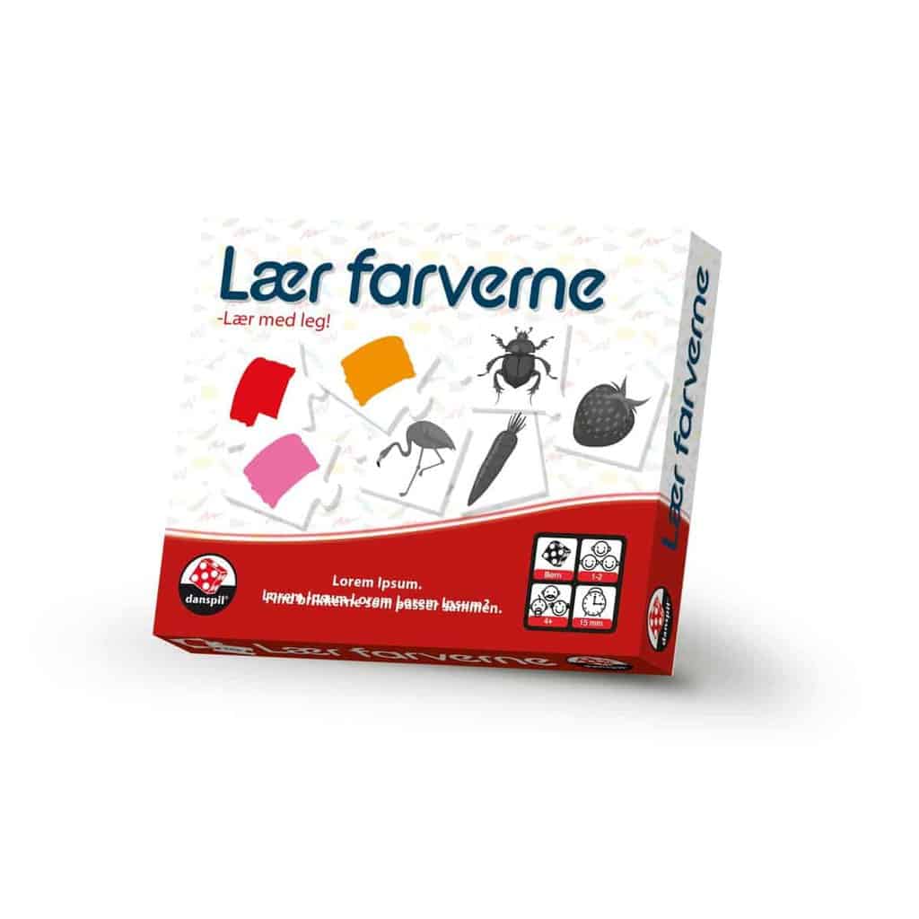 Danspil Lær Farverne læringsspil for børn i førskolealderen