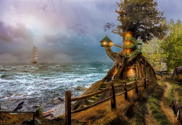 Enjoy puslespil The Magic Lighthouse med 1000 brikker