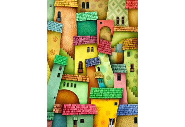 Enjoy puslespil Joyful Houses med 1000 brikker